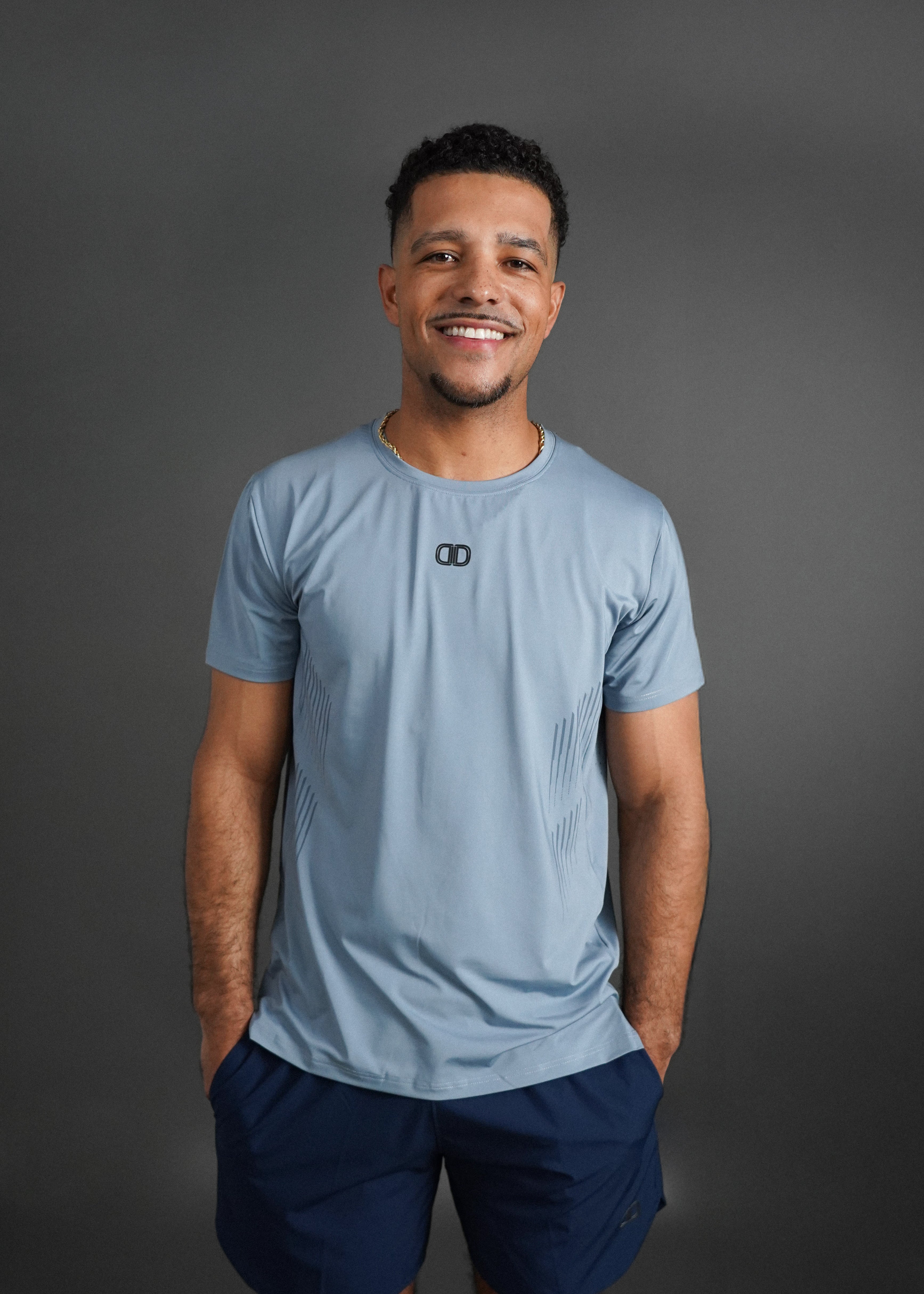 Misty Blue Court Shirt